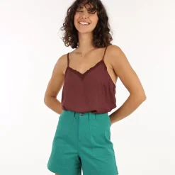 OXBOW Top CARMEN - Terre Brulée Terre Brulu00e9e Fashion
